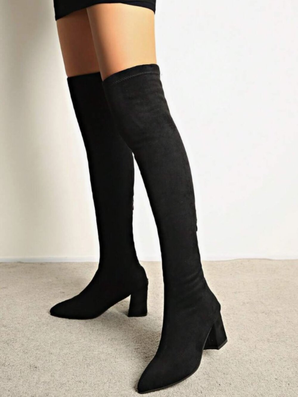 Staccato Faux Suede Over-The-Knee Boots ｜ Size 8